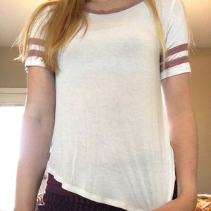 White/pink tee!